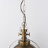 Gold Metal Sphere Pendant Hanging Light